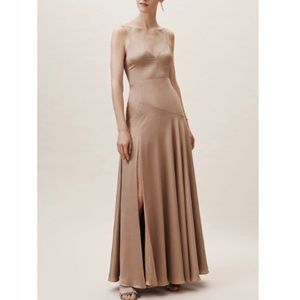 Fame and Partners Watkin’s Dress: size 4, taupe